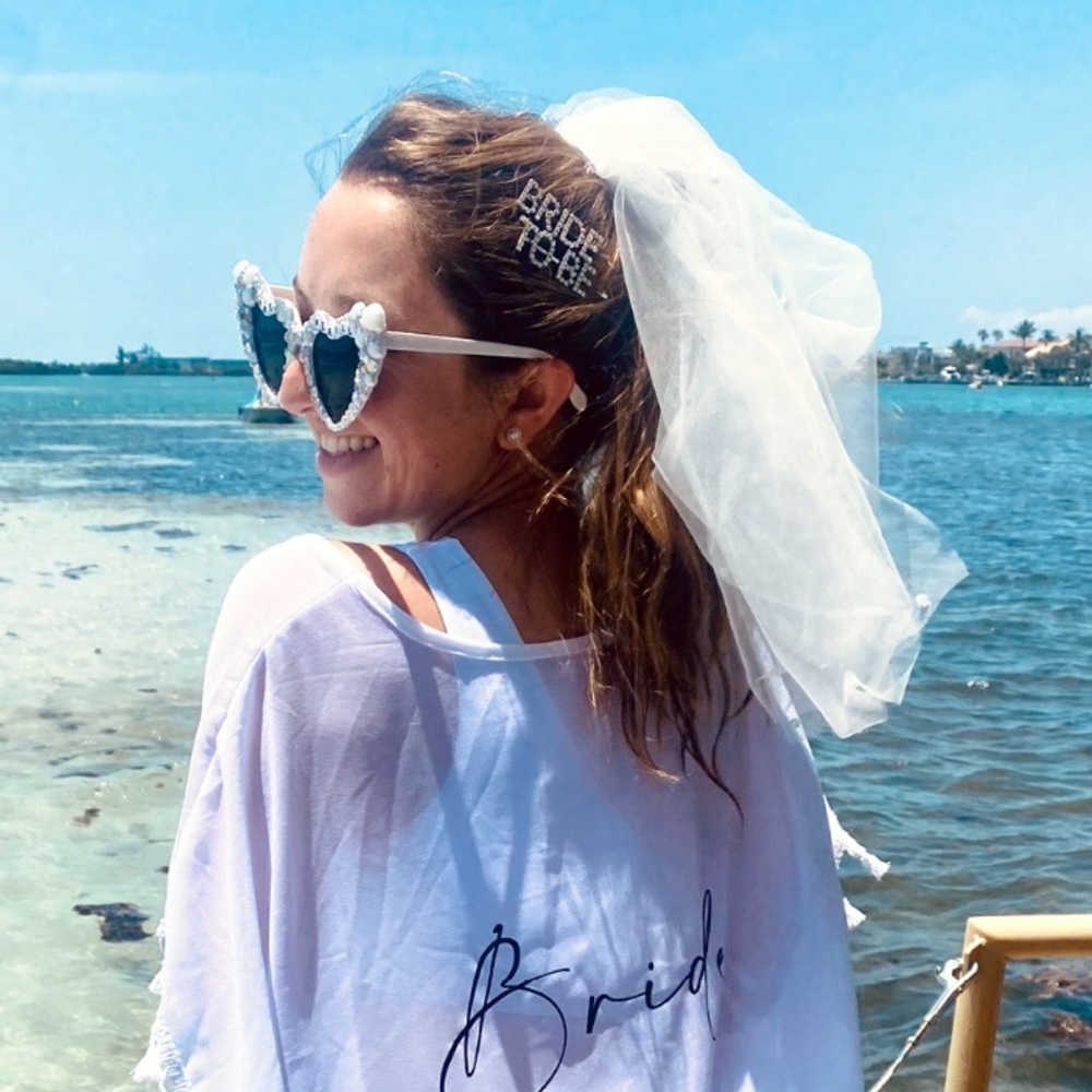 Pearl short veil